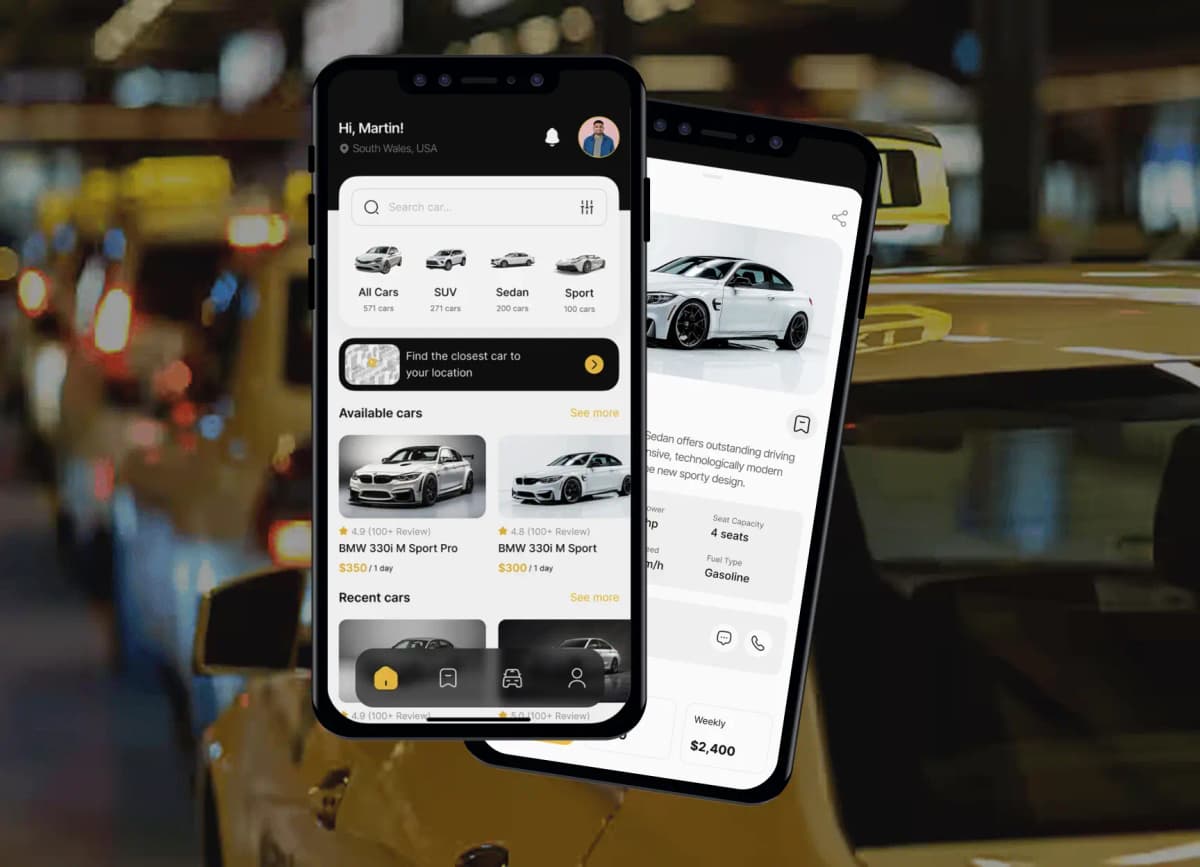 GoRent Cab App Solution