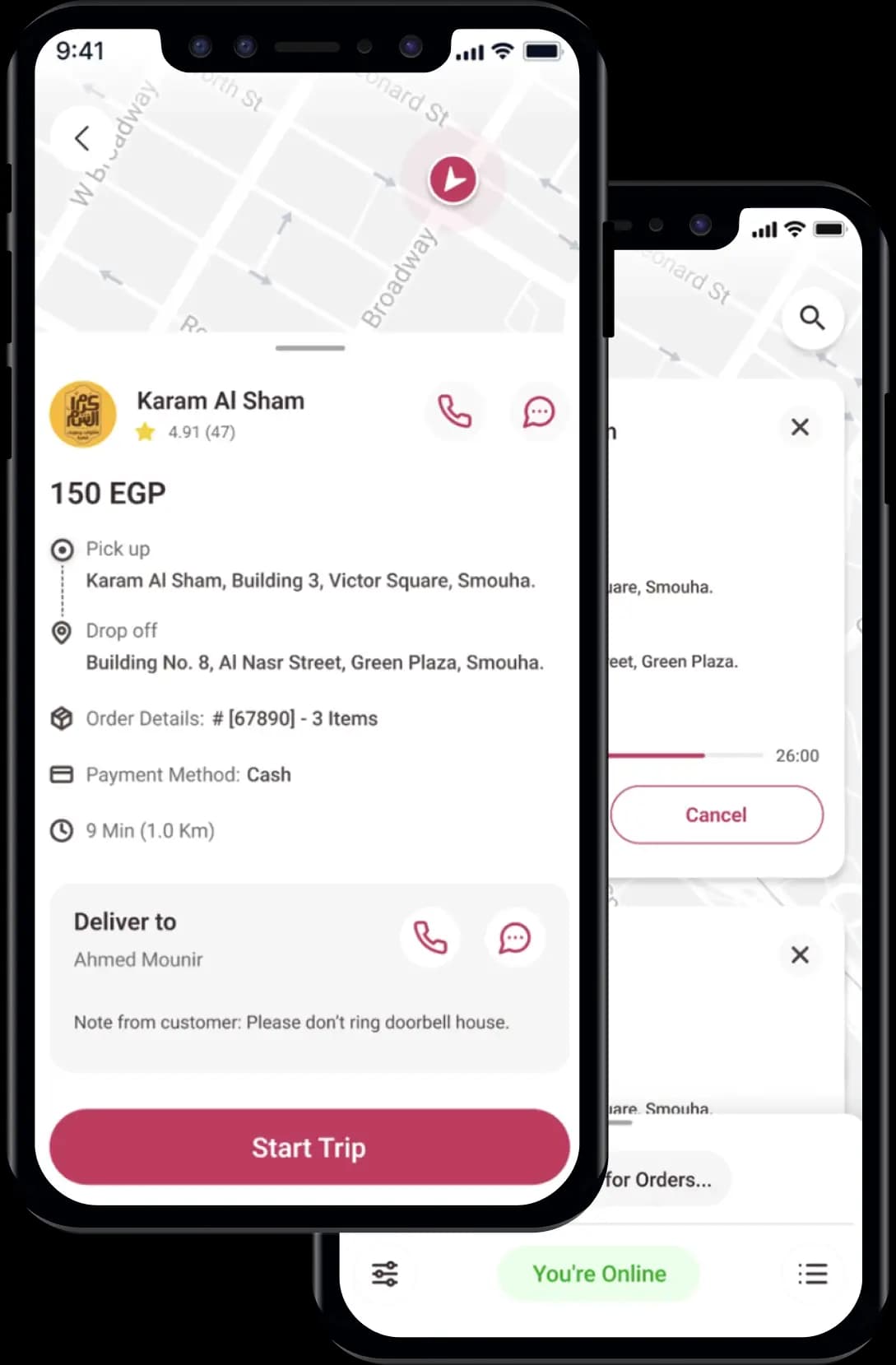 Service Provider / Driver App
